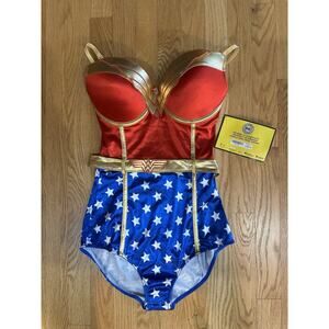 DC Comics Wonder Woman Costume - Red, Gold, and Blue
